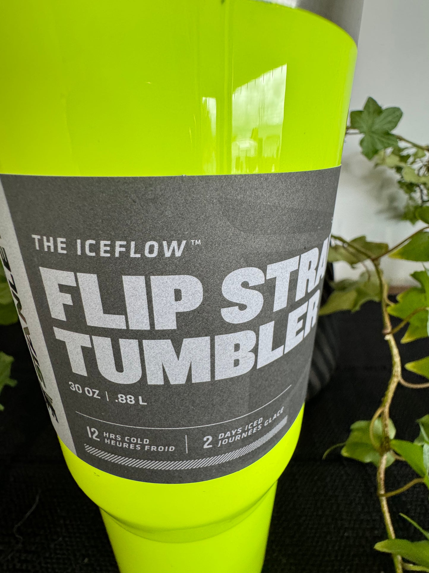 Stanley Iceflow Flip Straw Tumbler 30 OZ Color: Neon Yellow